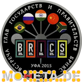 3 Rubel BRICS Gipfeltreffen in Ufa