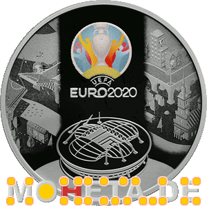 3 Rubel UEFA EURO Fussball EM 2020